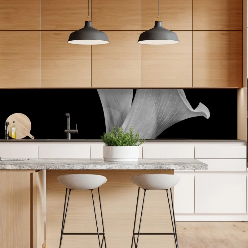 Naklejka repozycjonowalna portret czarnej pantery na czarnym tle – Wallissimo®