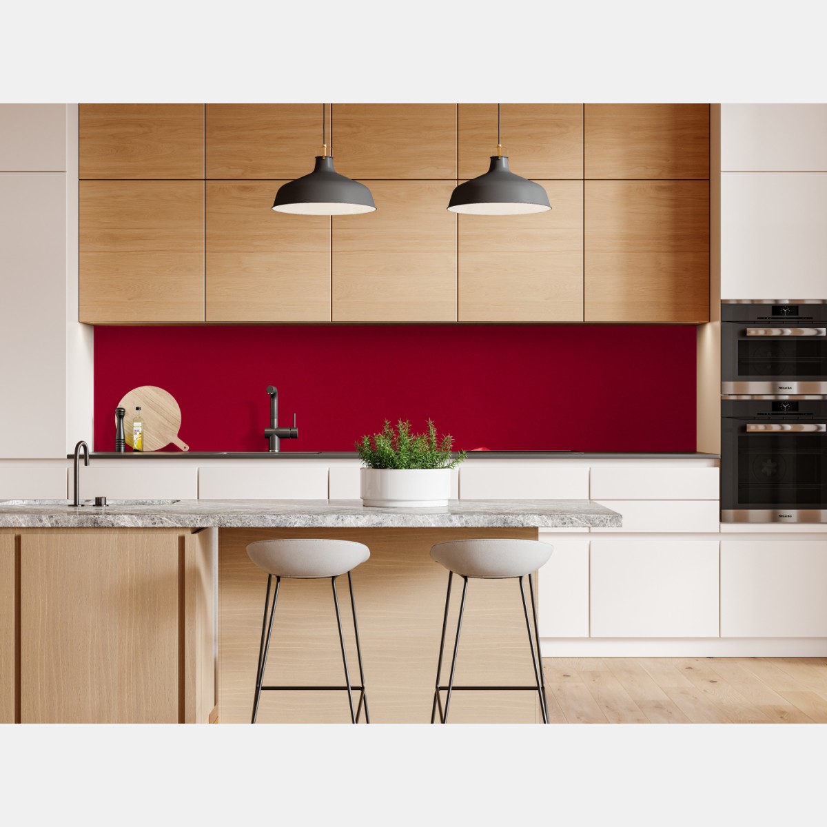 Naklejka repozycjonowalna geometryczne czerwone papierowe serce – Wallissimo® Naklejka repozycjonowalna geometryczne czerwone papierowe serce – Wallissimo®