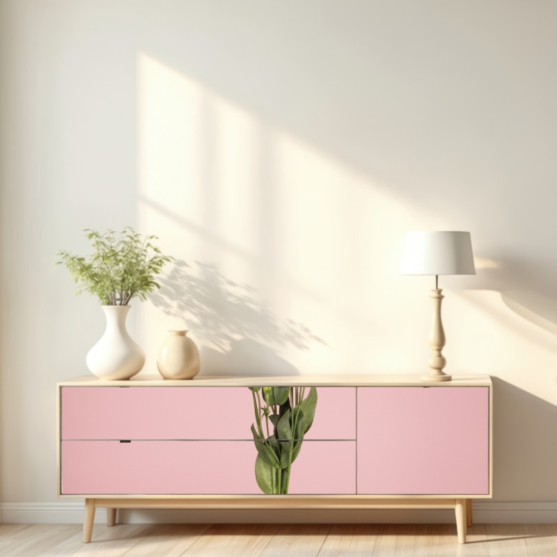 Naklejka repozycjonowalna delikatny różowy bukiet eustomy – Wallissimo® Naklejka repozycjonowalna delikatny różowy bukiet eustomy – Wallissimo®