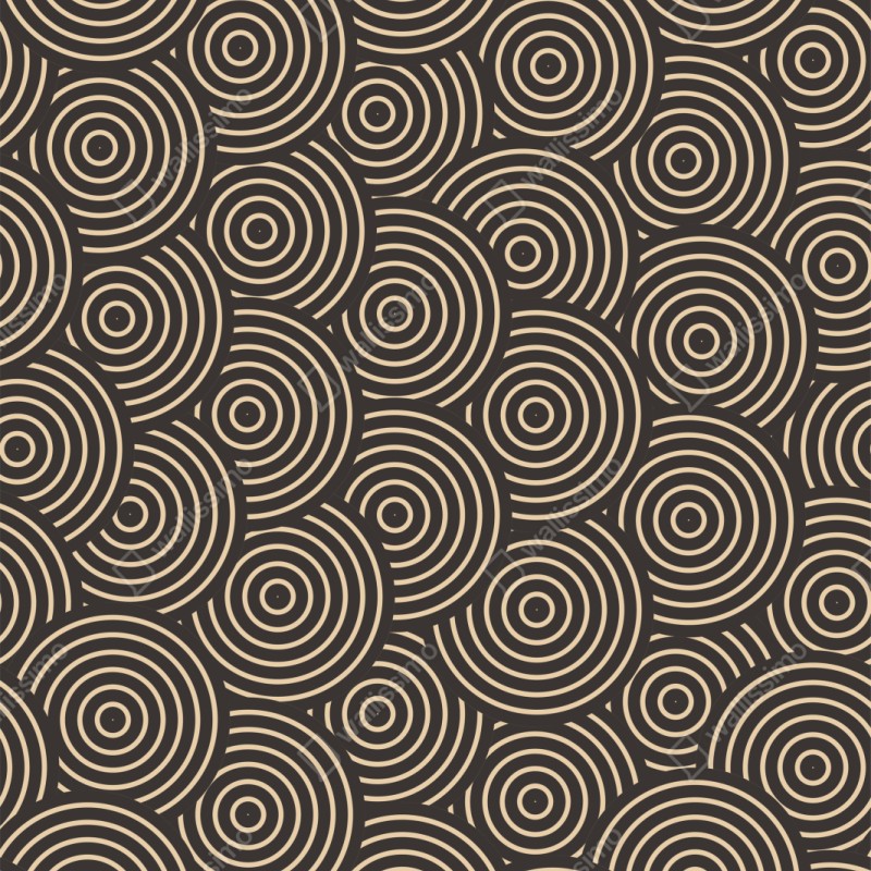 Naklejka repozycjonowalna retro koncentryczne koła – Wallissimo® Naklejka repozycjonowalna retro koncentryczne koła – Wallissimo®