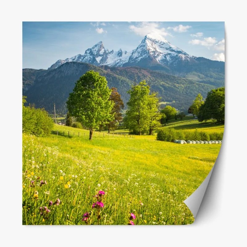 Naklejka repozycjonowalna Tower Bridge odbicie w odcieniach szarości – Wallissimo®