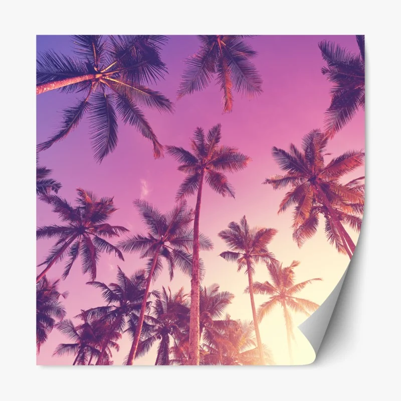 Naklejka repozycjonowalna ręcznie rysowany granatowy wzór kwiatowy na kremowym tle – Wallissimo®