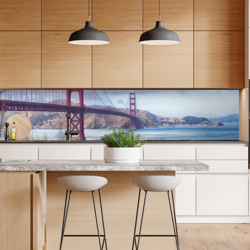 Naklejka repozycjonowalna czarny marmur ze złotymi żyłami – Wallissimo®