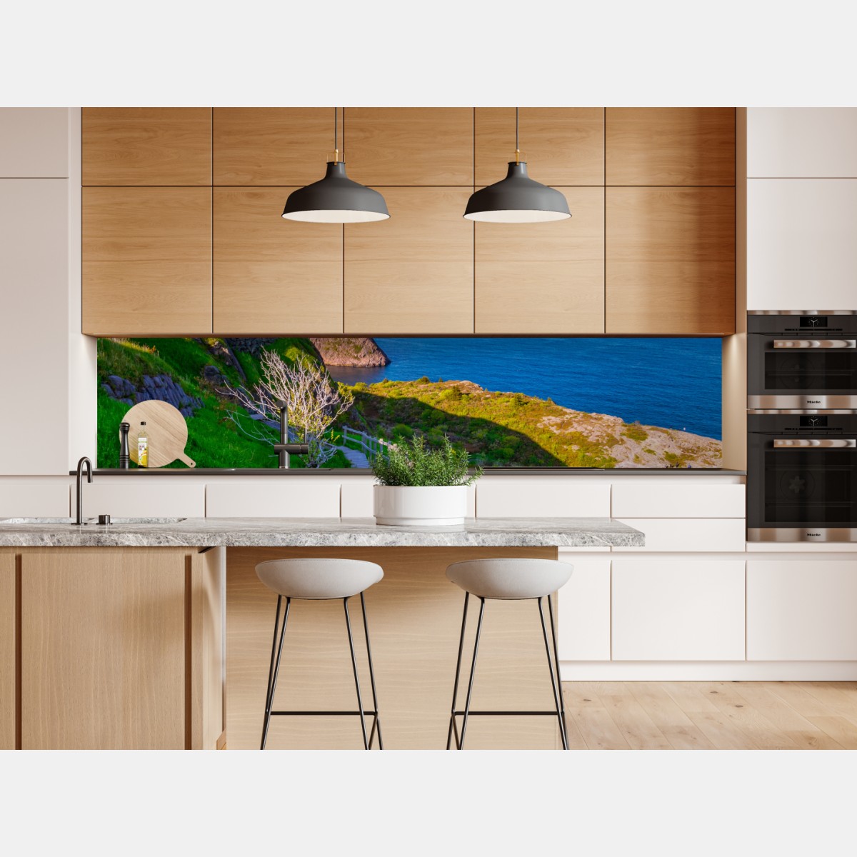 Naklejka repozycjonowalna nadmorska ścieżka z widokiem na morze – Wallissimo® Naklejka repozycjonowalna nadmorska ścieżka z widokiem na morze – Wallissimo®