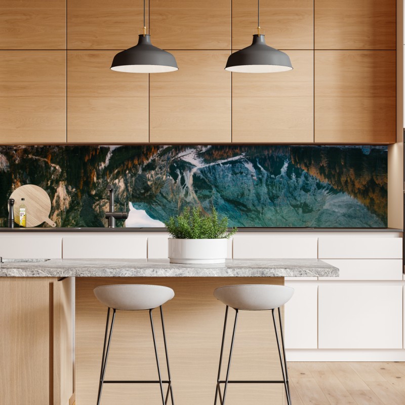 Naklejka repozycjonowalna wibrująca marmurowa kompozycja alkoholowego tuszu – Wallissimo®