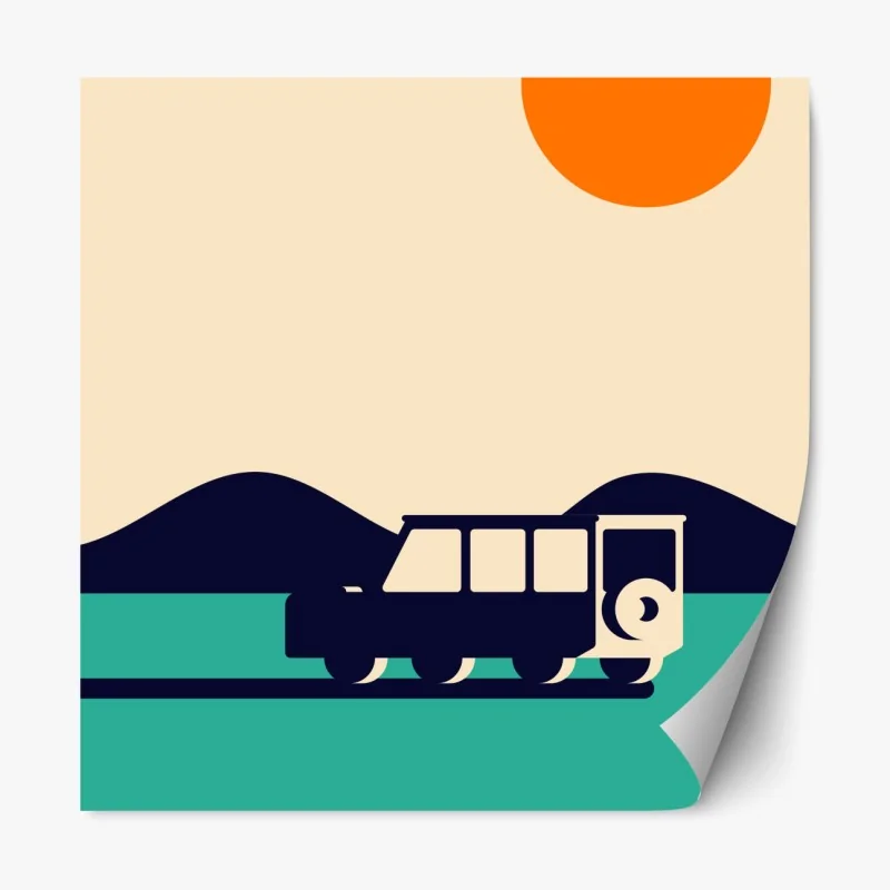 Naklejka repozycjonowalna urokliwa ulica domów szachulcowych w Eguisheim, Alsacja – Wallissimo®