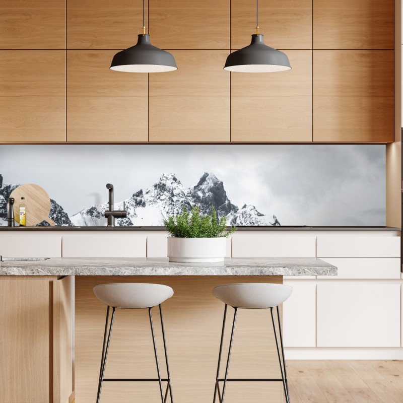 Naklejka repozycjonowalna tropikalny wzór botaniczny z tukanem – Wallissimo®