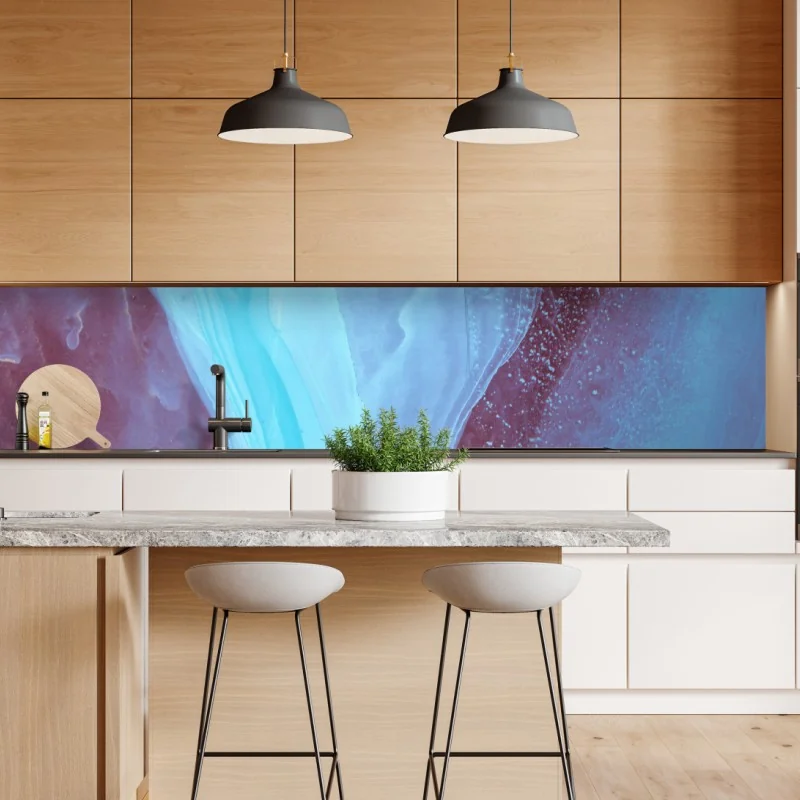 Naklejka repozycjonowalna kolorowe balony unoszące się w niebie – Wallissimo®