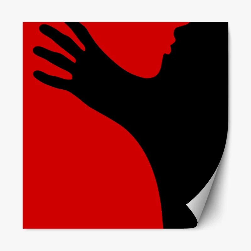 Naklejka repozycjonowalna retro koncentryczne koła – Wallissimo®