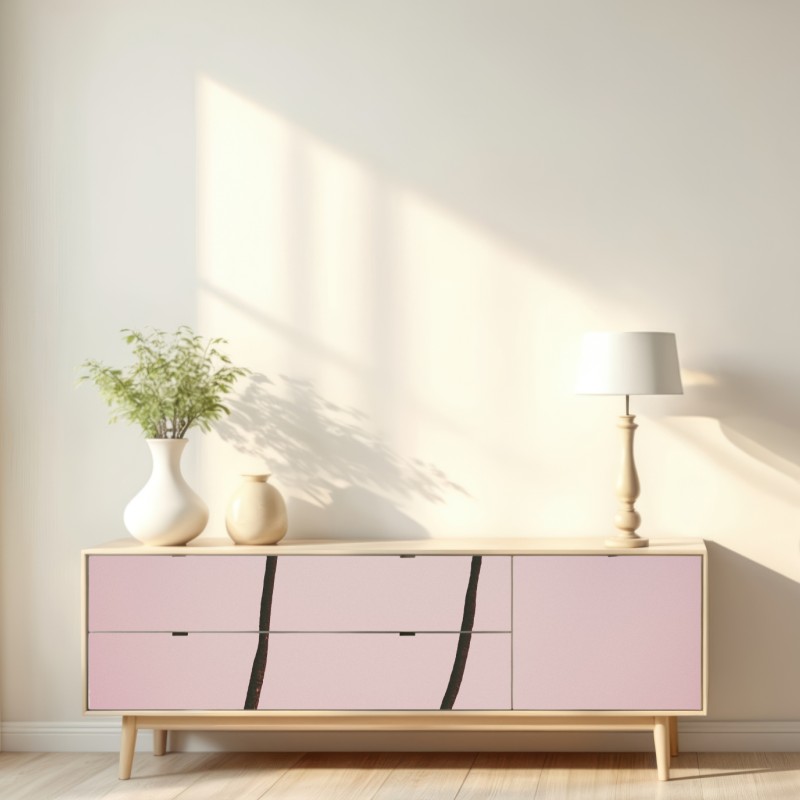 Naklejka repozycjonowalna pastelowe palmy o zmierzchu – Wallissimo® Naklejka repozycjonowalna pastelowe palmy o zmierzchu – Wallissimo®