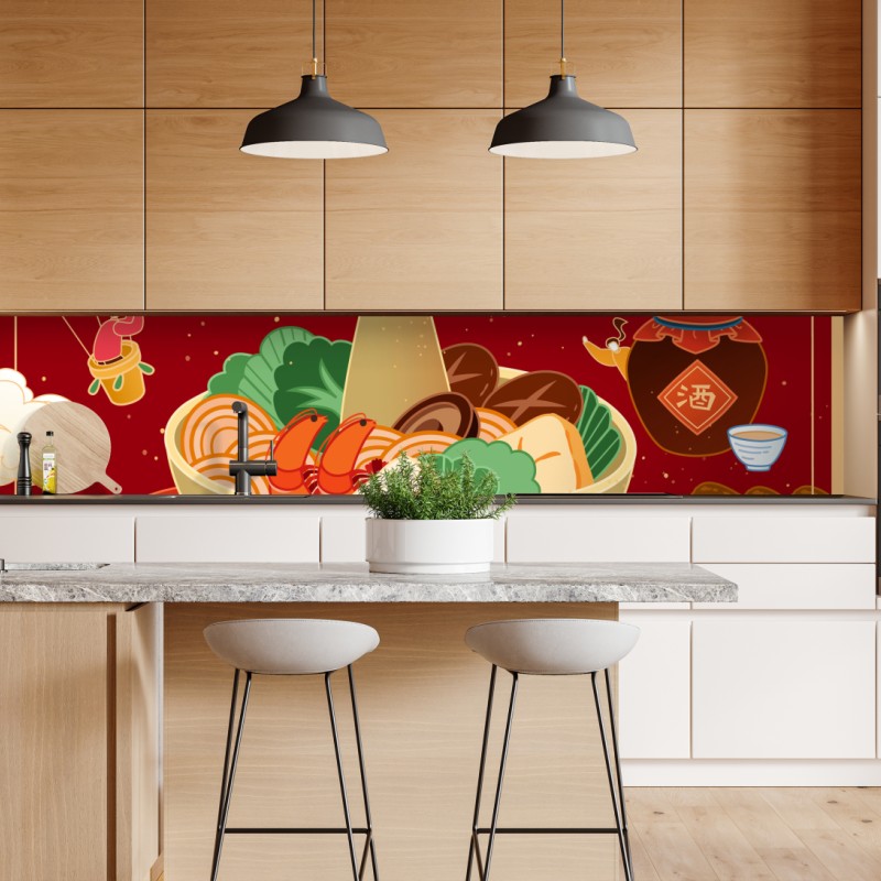 Naklejka repozycjonowalna trzy dmuchawce na turkusowym tle – Wallissimo®