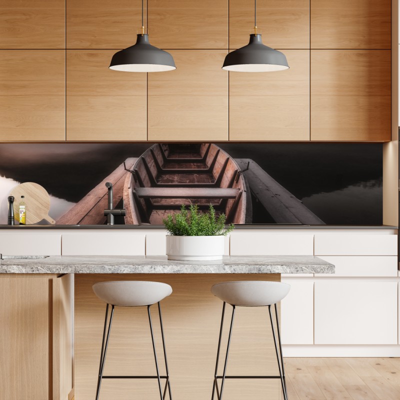 Naklejka repozycjonowalna złote tropikalne liście – Wallissimo®