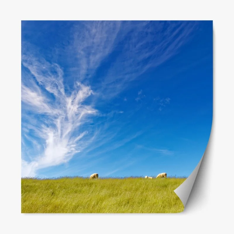 Naklejka repozycjonowalna słoneczny taras nad Morzem Śródziemnym – Wallissimo®