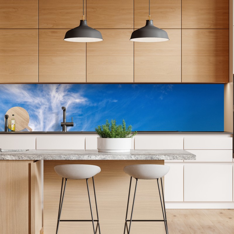 Naklejka repozycjonowalna słoneczny taras nad Morzem Śródziemnym – Wallissimo®