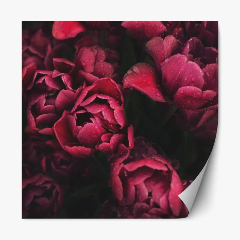 Naklejka repozycjonowalna retro falisty wzór mid-century – Wallissimo®