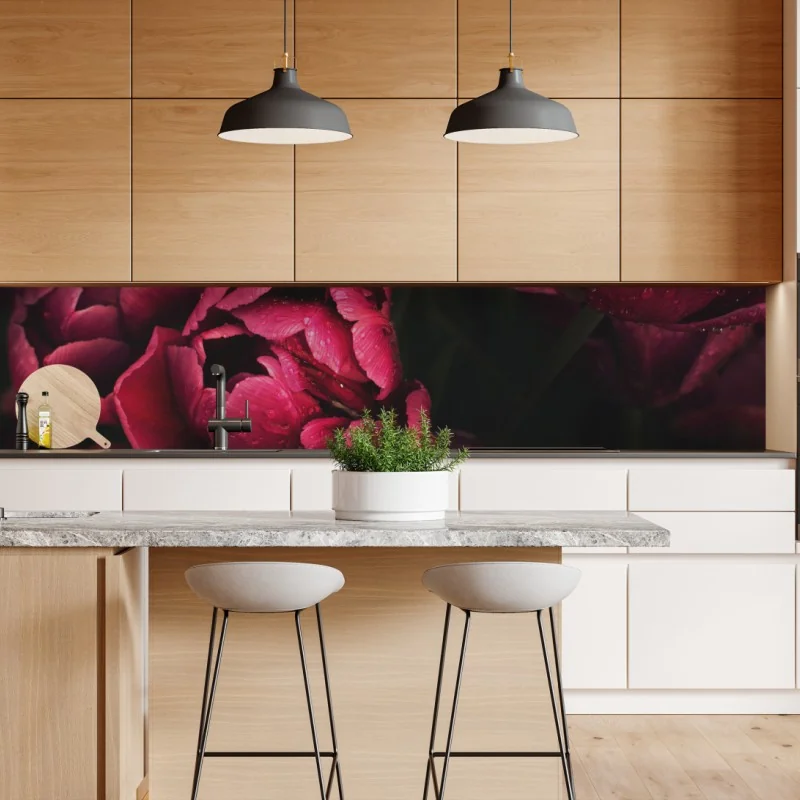 Naklejka repozycjonowalna retro falisty wzór mid-century – Wallissimo®