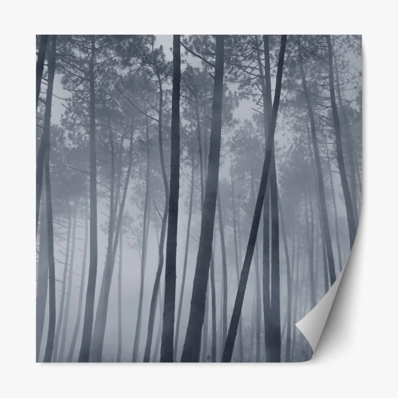 Naklejka repozycjonowalna słoneczny drewniany most nad spokojnym jeziorem – Wallissimo®