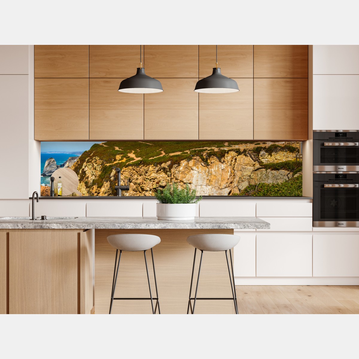 Naklejka repozycjonowalna latarnia morska na klifach Cabo da Roca – Wallissimo® Naklejka repozycjonowalna latarnia morska na klifach Cabo da Roca – Wallissimo®