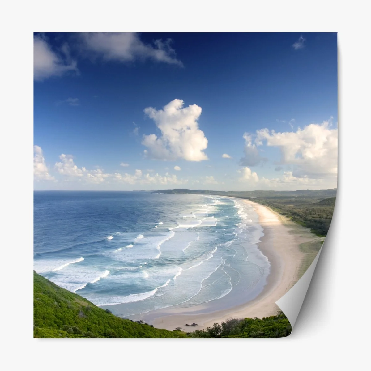 Naklejka repozycjonowalna panorama wybrzeża Byron Bay – Wallissimo® Naklejka repozycjonowalna panorama wybrzeża Byron Bay – Wallissimo®