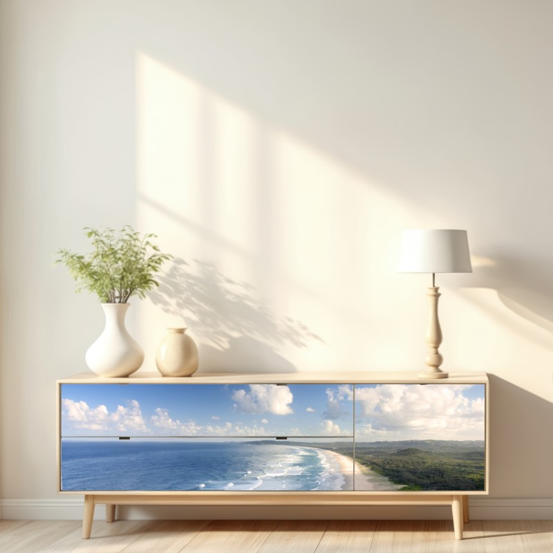 Naklejka repozycjonowalna panorama wybrzeża Byron Bay – Wallissimo® Naklejka repozycjonowalna panorama wybrzeża Byron Bay – Wallissimo®