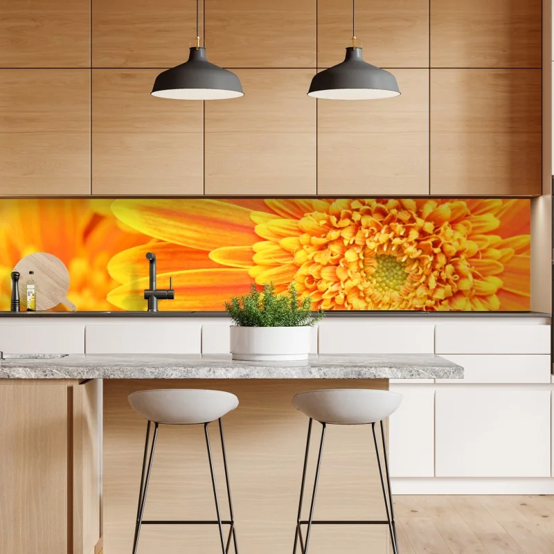 Naklejka repozycjonowalna tropikalne liście bananowca – Wallissimo®