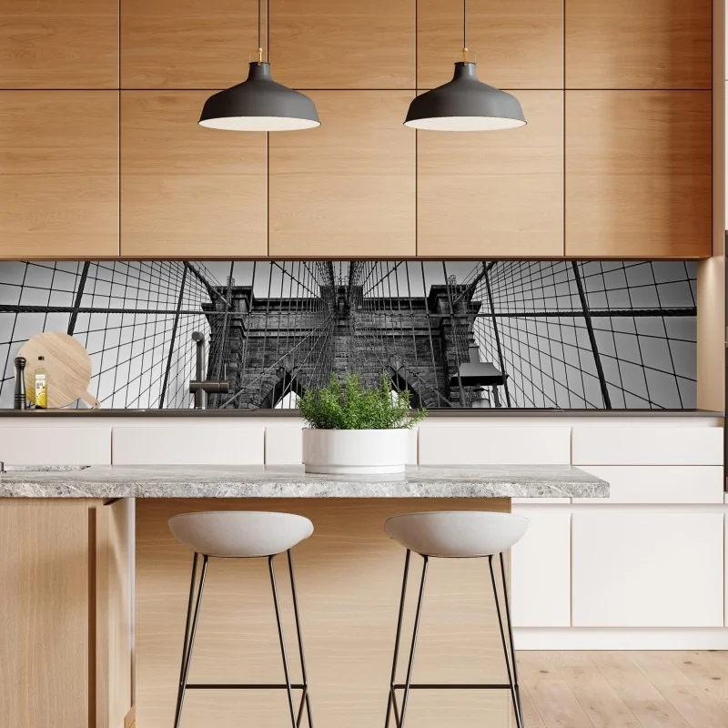 Naklejka repozycjonowalna żółte pole rzepaku pod błękitnym niebem – Wallissimo®