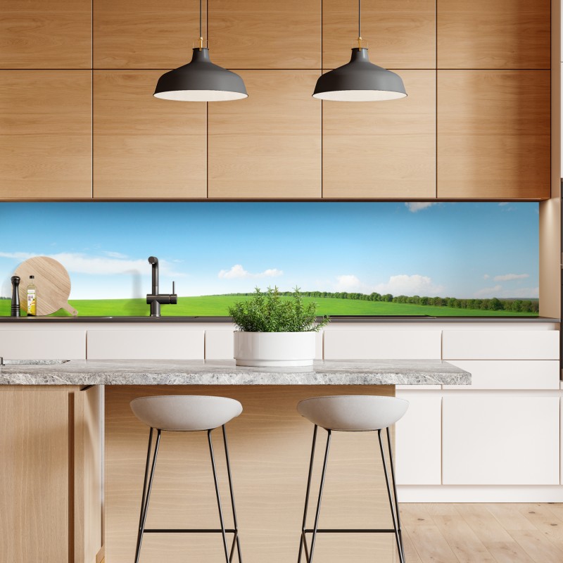 Naklejka repozycjonowalna słoneczny dzień na plaży – Wallissimo®