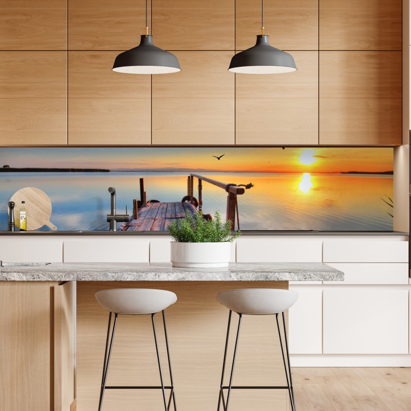 Naklejka repozycjonowalna odważne geometryczne linie – Wallissimo®