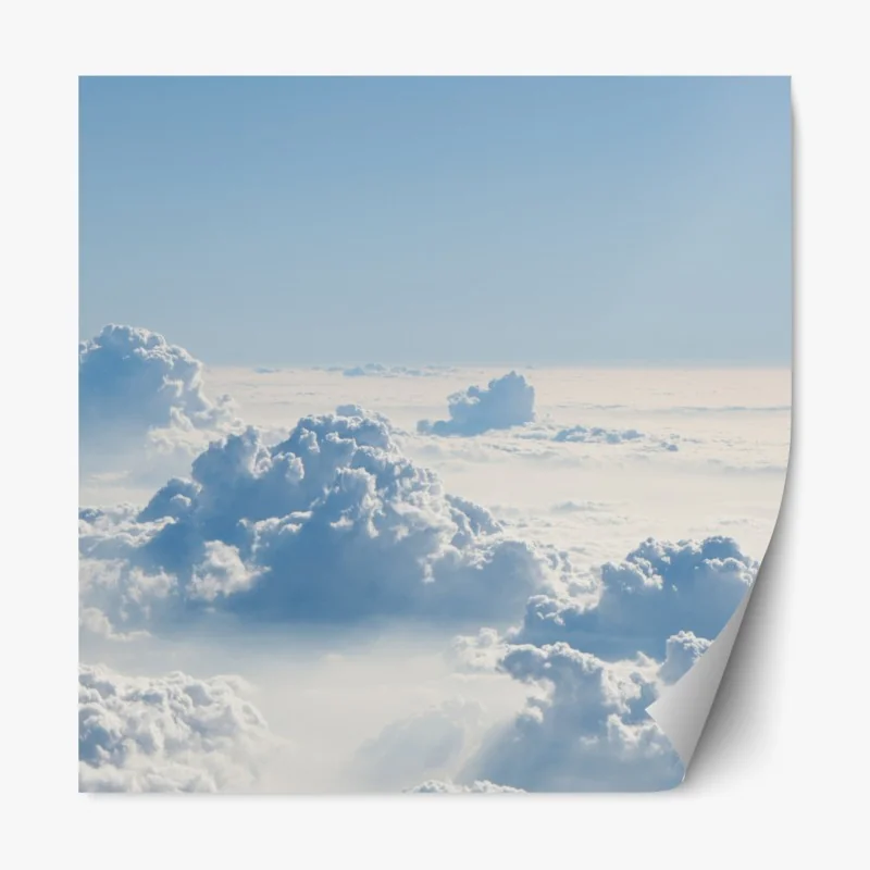 Naklejka repozycjonowalna czerwony botaniczny wzór liści – Wallissimo®