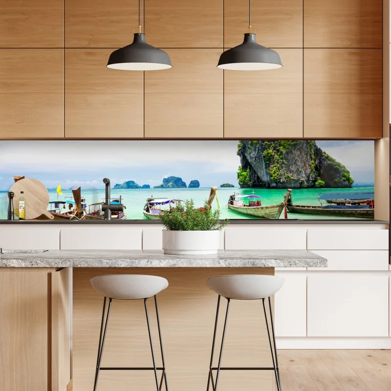 Naklejka repozycjonowalna różowy flaming z bliska – Wallissimo®