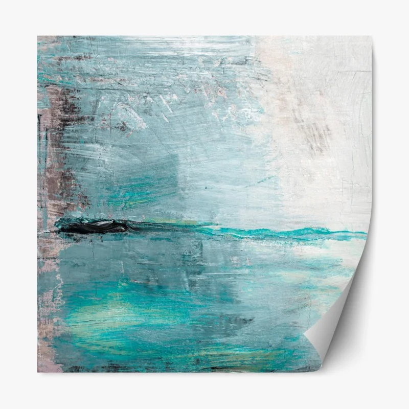 Naklejka repozycjonowalna dramatyczne klify nadmorskie i widok na ocean – Wallissimo®