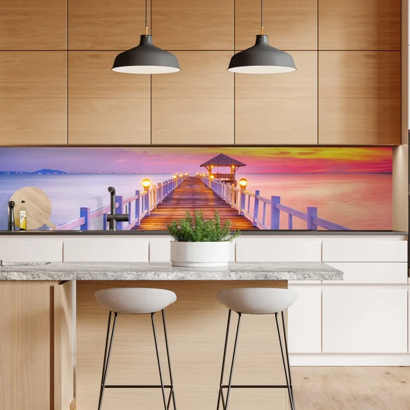 Naklejka repozycjonowalna tradycyjna łódź na plaży Railay, Tajlandia – Wallissimo®