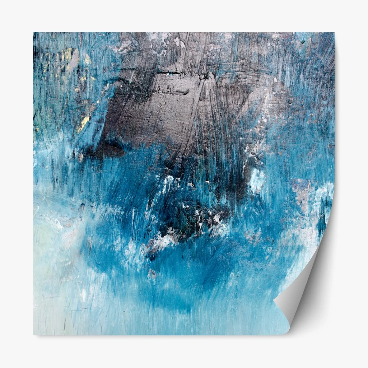 Naklejka repozycjonowalna głęboka niebieska tekstura abstrakcyjna – Wallissimo® Naklejka repozycjonowalna głęboka niebieska tekstura abstrakcyjna – Wallissimo®