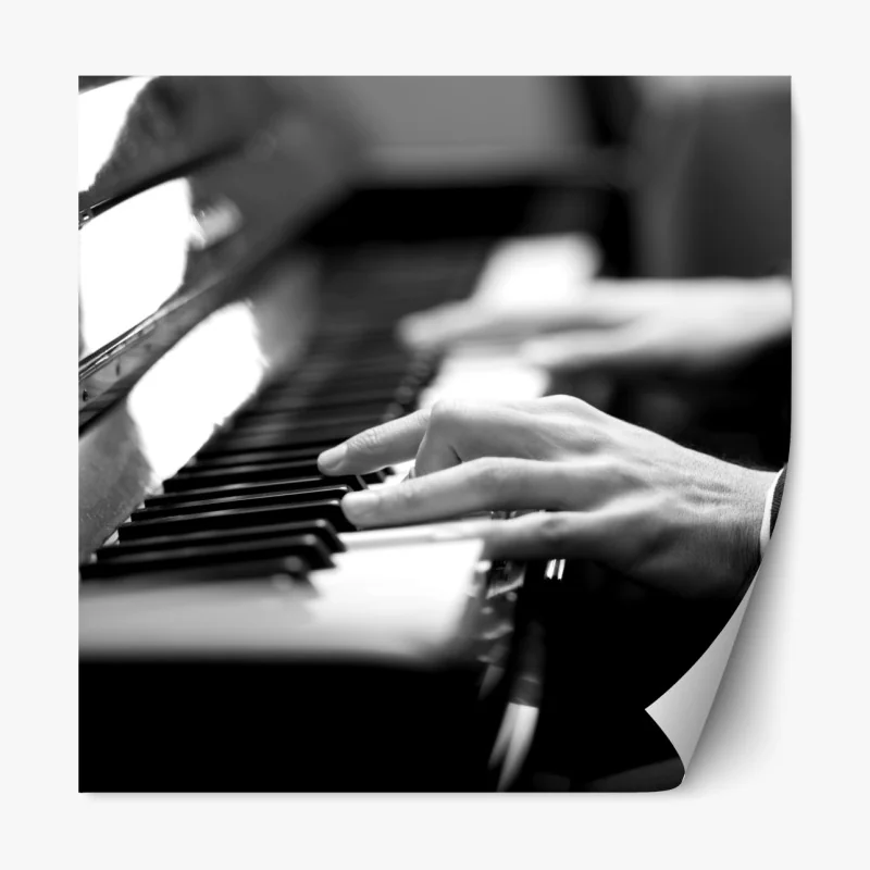 Naklejka repozycjonowalna akwarelowy wzór liści monstery – Wallissimo®