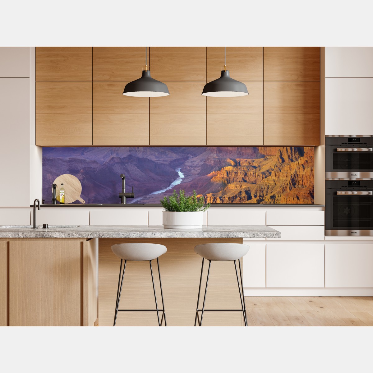 Naklejka repozycjonowalna Wielki Kanion o zmierzchu panorama – Wallissimo® Naklejka repozycjonowalna Wielki Kanion o zmierzchu panorama – Wallissimo®