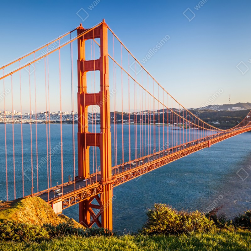 Naklejka repozycjonowalna panoramiczny widok na most Golden Gate – Wallissimo® Naklejka repozycjonowalna panoramiczny widok na most Golden Gate – Wallissimo®