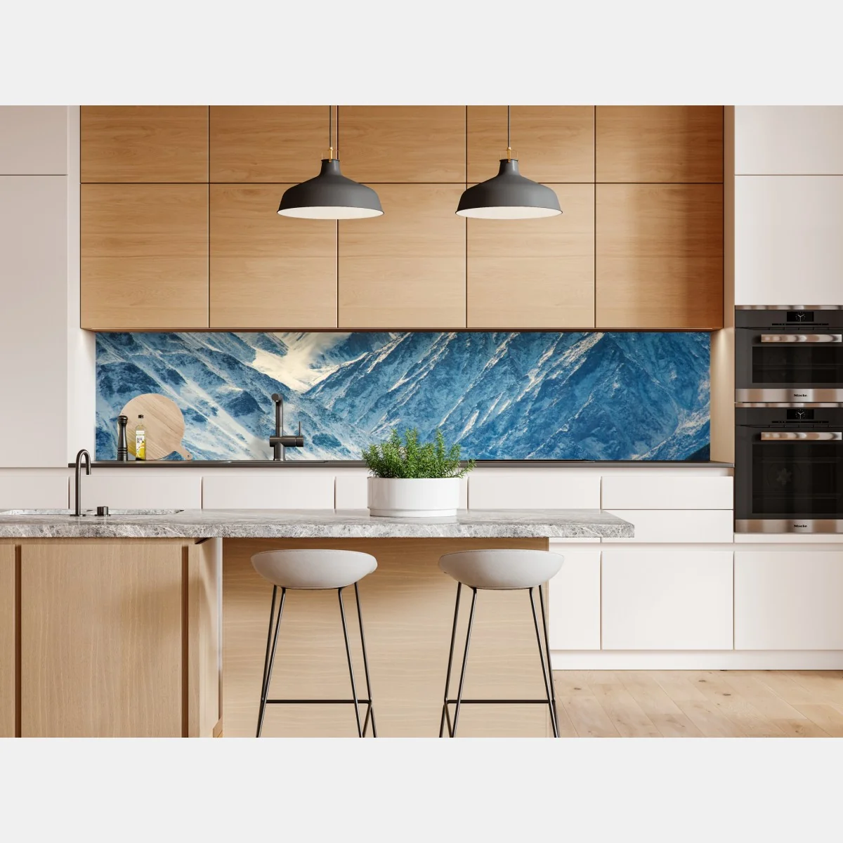 Naklejka repozycjonowalna majestatyczny klasztor wśród ośnieżonych szczytów – Wallissimo® Naklejka repozycjonowalna majestatyczny klasztor wśród ośnieżonych szczytów – Wallissimo®