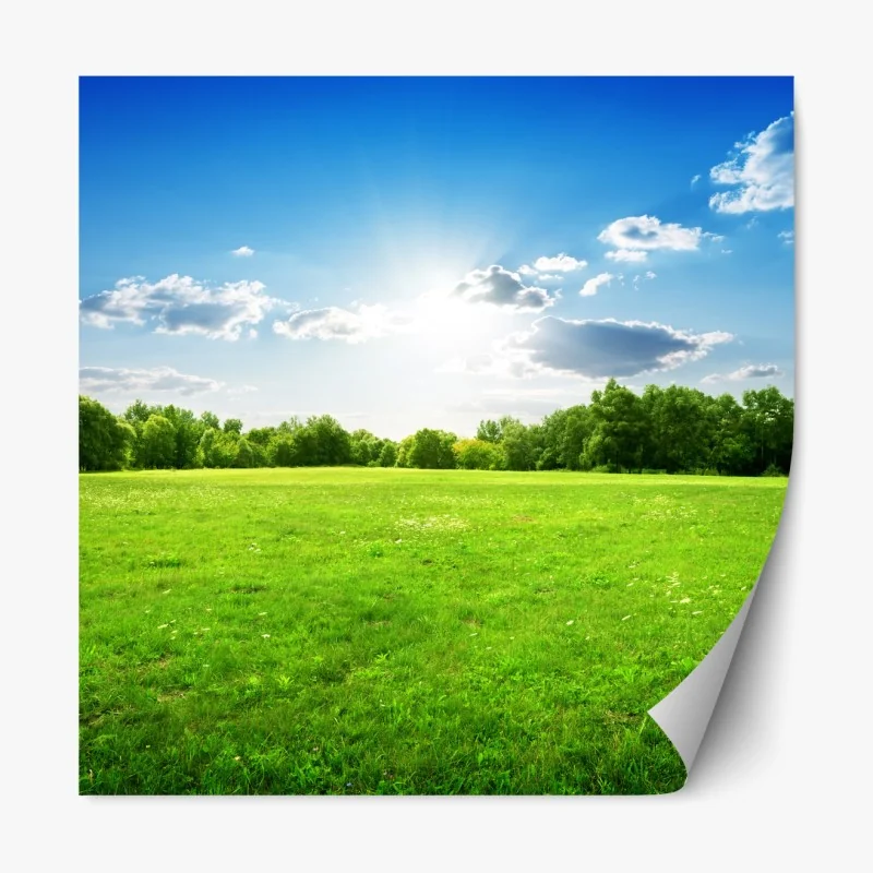 Naklejka repozycjonowalna różowy flaming w akwareli – Wallissimo®