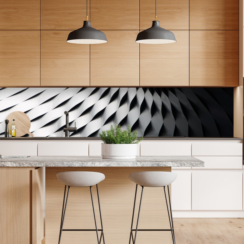 Naklejka repozycjonowalna tropikalne akwarelowe orchidee i liście palmowe – Wallissimo®