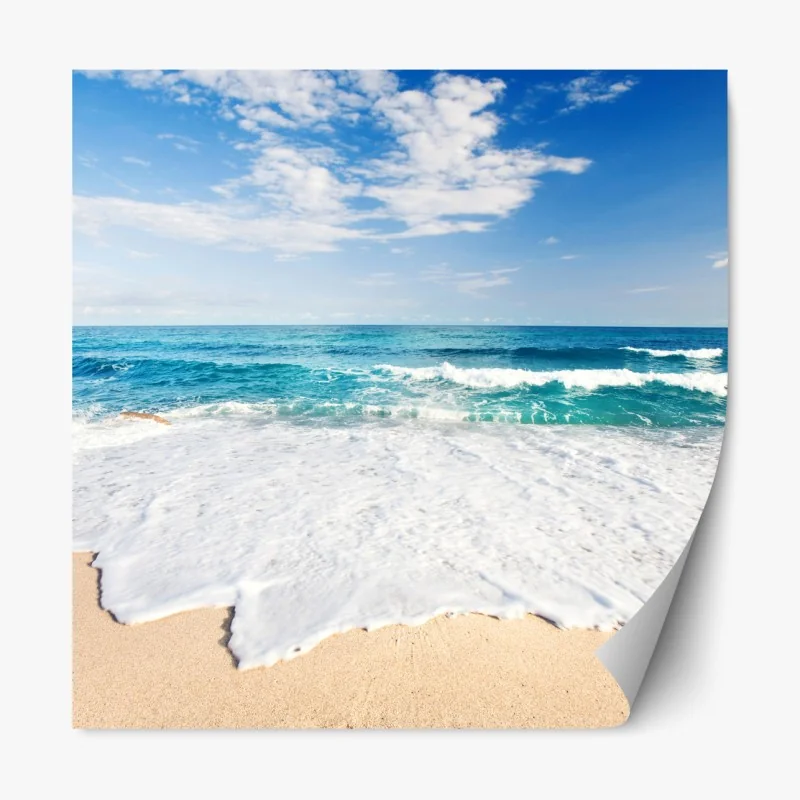 Naklejka repozycjonowalna delikatny dmuchawiec w monochromie – Wallissimo®