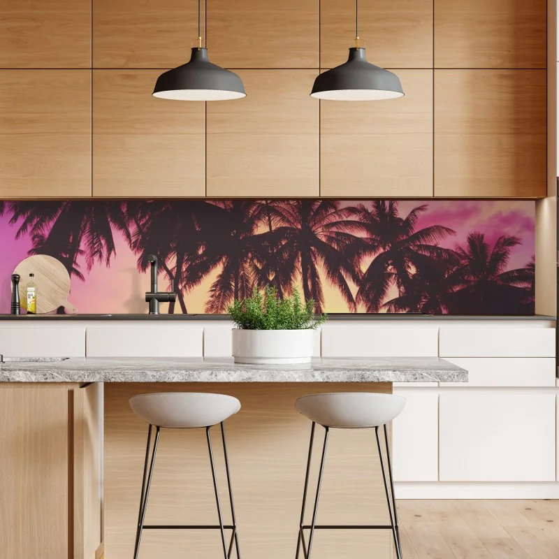 Naklejka repozycjonowalna złoty wzór lilii na ciemnym tle – Wallissimo®