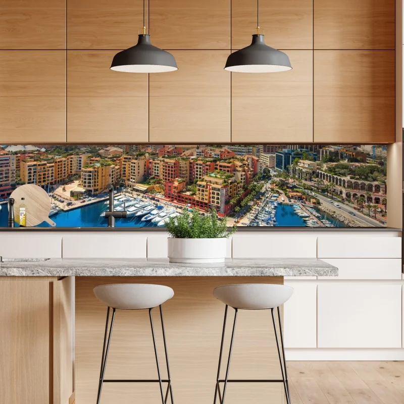 Naklejka repozycjonowalna akwarelowe liście eukaliptusa na ciemnym tle – Wallissimo®