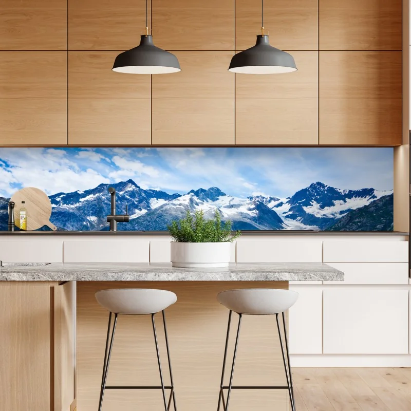 Naklejka repozycjonowalna delikatny turkusowy wzór botaniczny – Wallissimo®