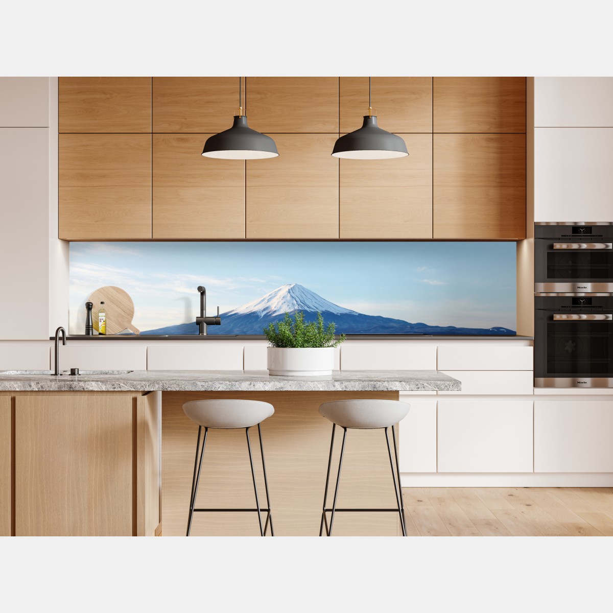 Naklejka repozycjonowalna góra Fudżi odbicie w jeziorze – Wallissimo® Naklejka repozycjonowalna góra Fudżi odbicie w jeziorze – Wallissimo®