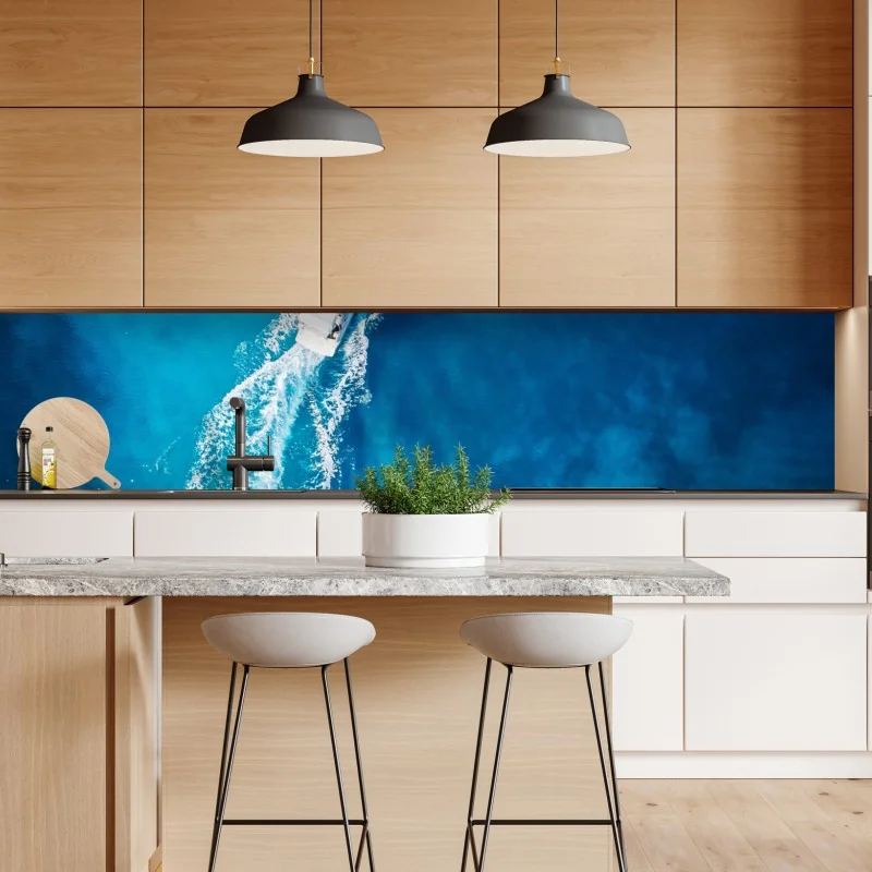 Naklejka repozycjonowalna wzór z różowymi flamingami – Wallissimo®