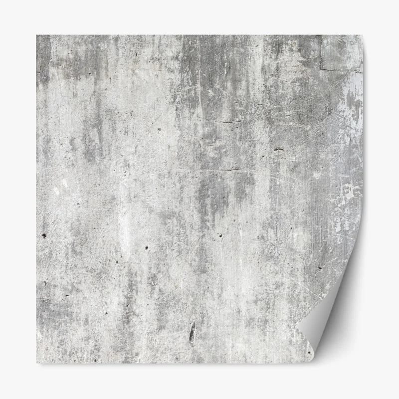 Naklejka repozycjonowalna surowa tekstura betonowej ściany