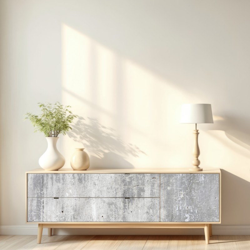 Naklejka repozycjonowalna surowa tekstura betonowej ściany – Wallissimo® Naklejka repozycjonowalna surowa tekstura betonowej ściany – Wallissimo®