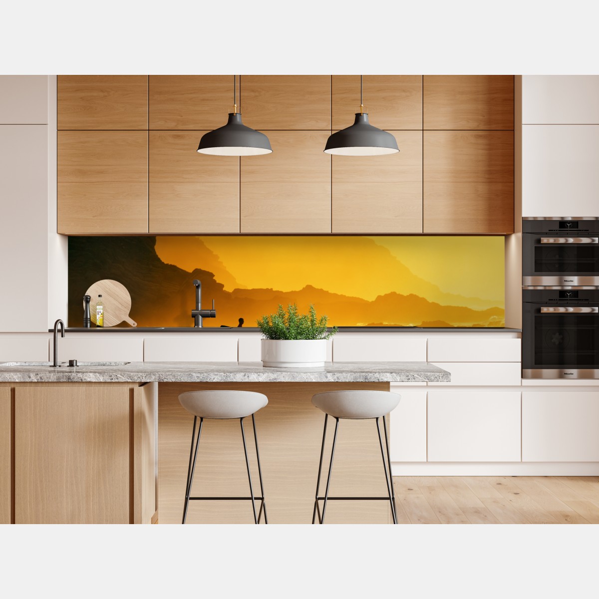 Naklejka repozycjonowalna surfer przy złotym zachodzie słońca – Wallissimo® Naklejka repozycjonowalna surfer przy złotym zachodzie słońca – Wallissimo®