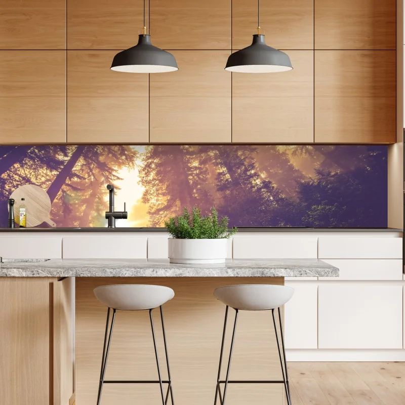 Naklejka repozycjonowalna tropikalny wzór ze strelicjami – Wallissimo®