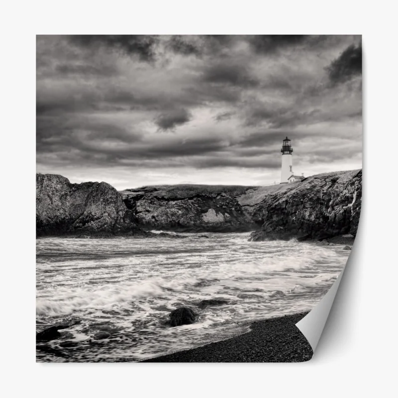 Naklejka repozycjonowalna czerwona kropla na białym jajku – Wallissimo®